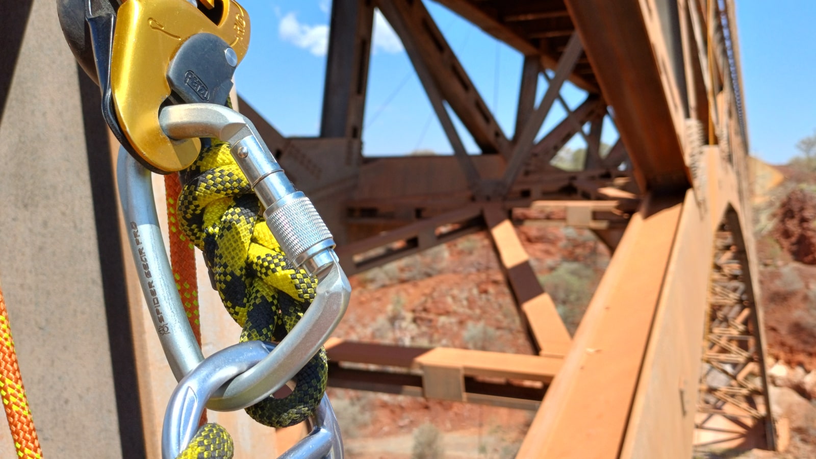 Field use photography: professional using Spider Gear Pro